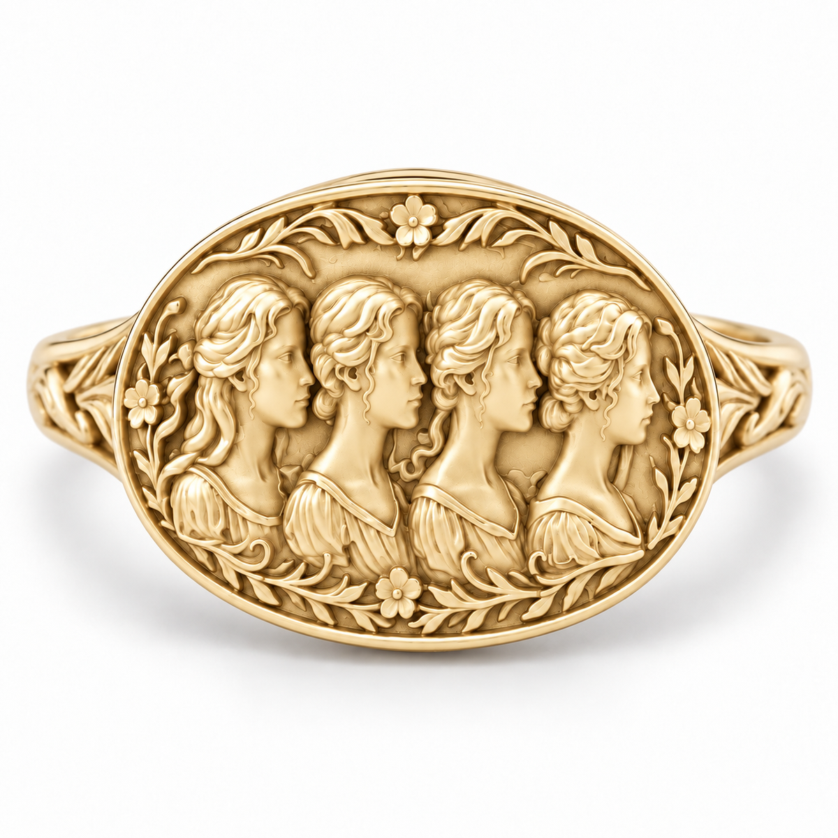 March Sisters Cameo Ring