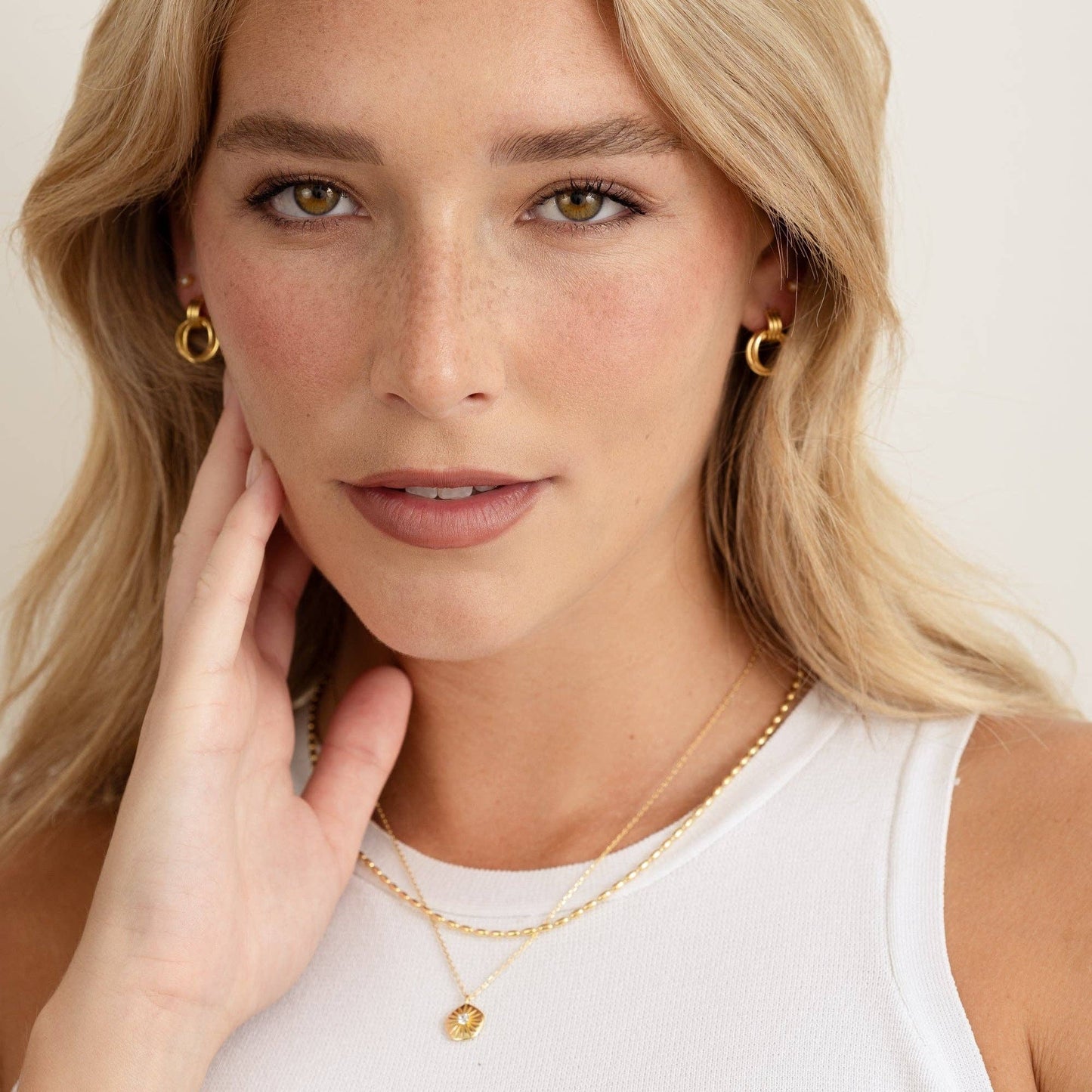 Knot Hoop Earrings