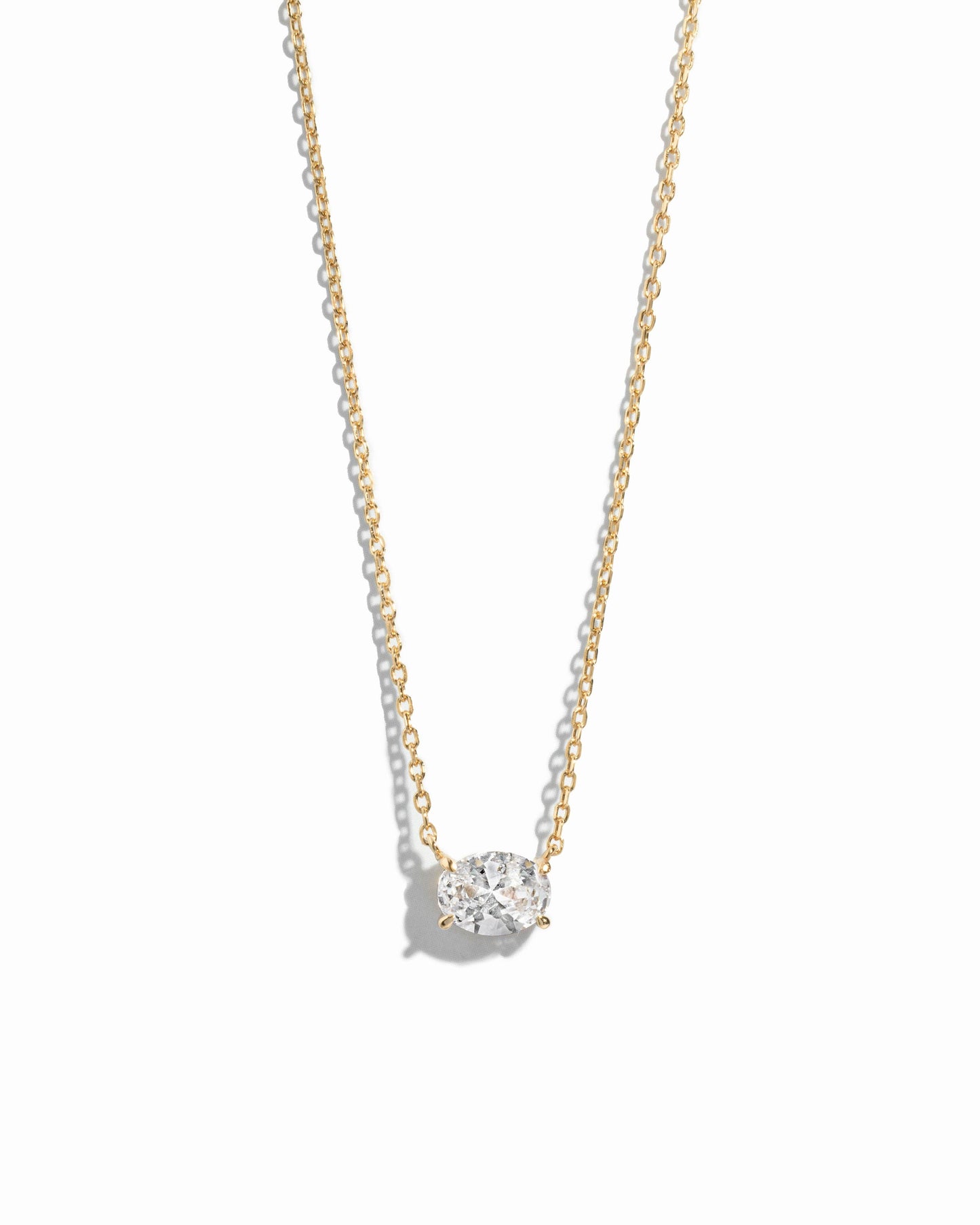 Oval Pendant Necklace