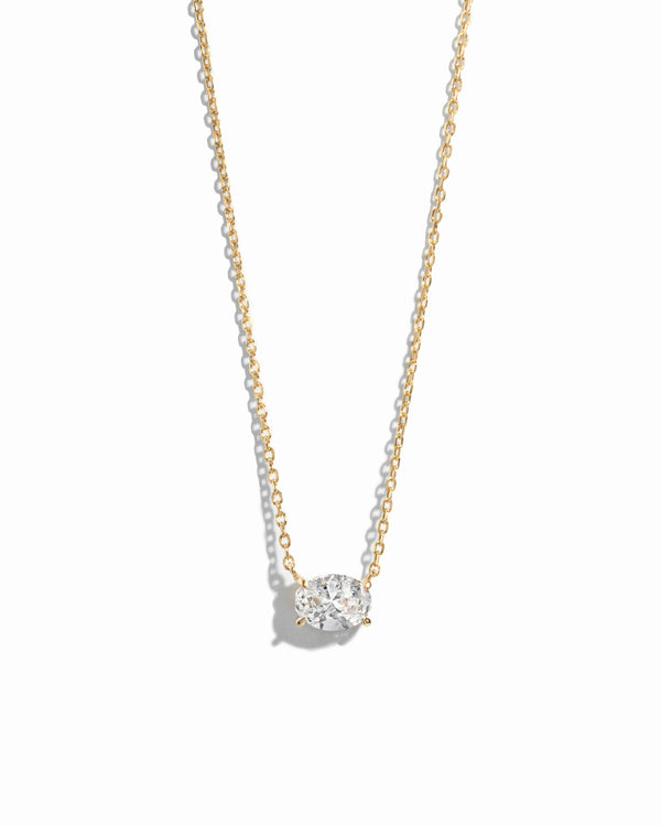 Oval Pendant Necklace