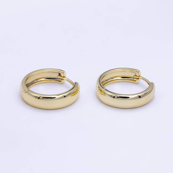 14K Gold Filled 22mm Minimalist Hoop Earrings | AB1211