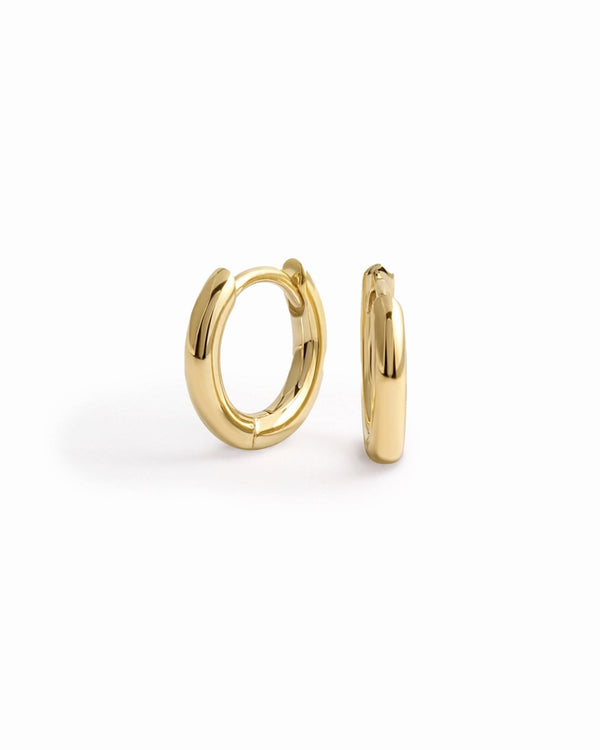 13MM MINIMALIST SMALL HOOP EARRINGS