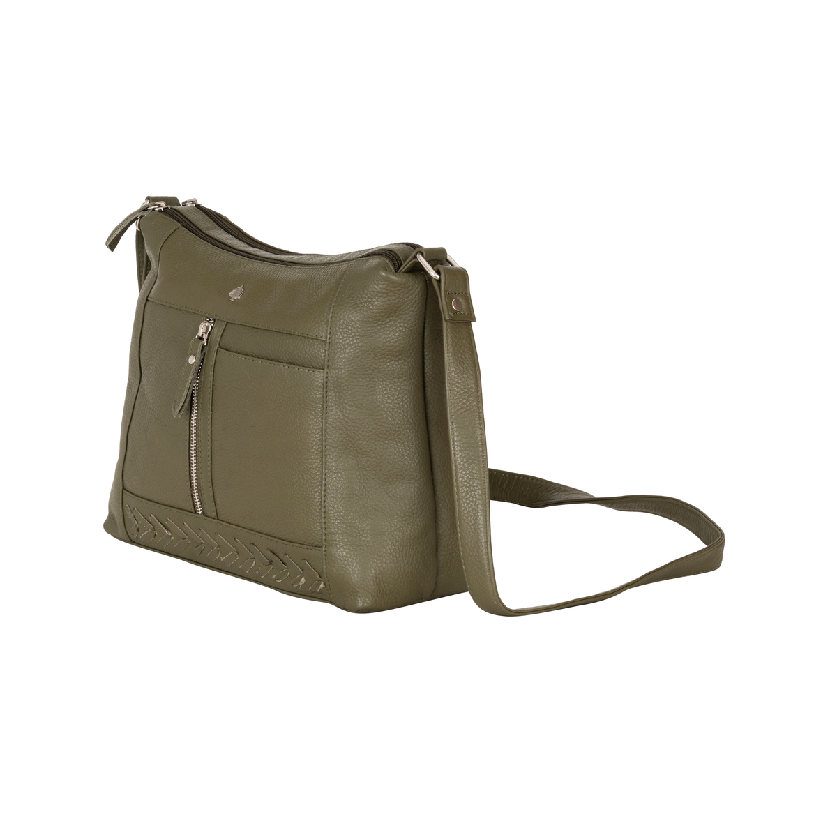 Elegant Leather Crossbody Bag Tressa – Stylish & Functional