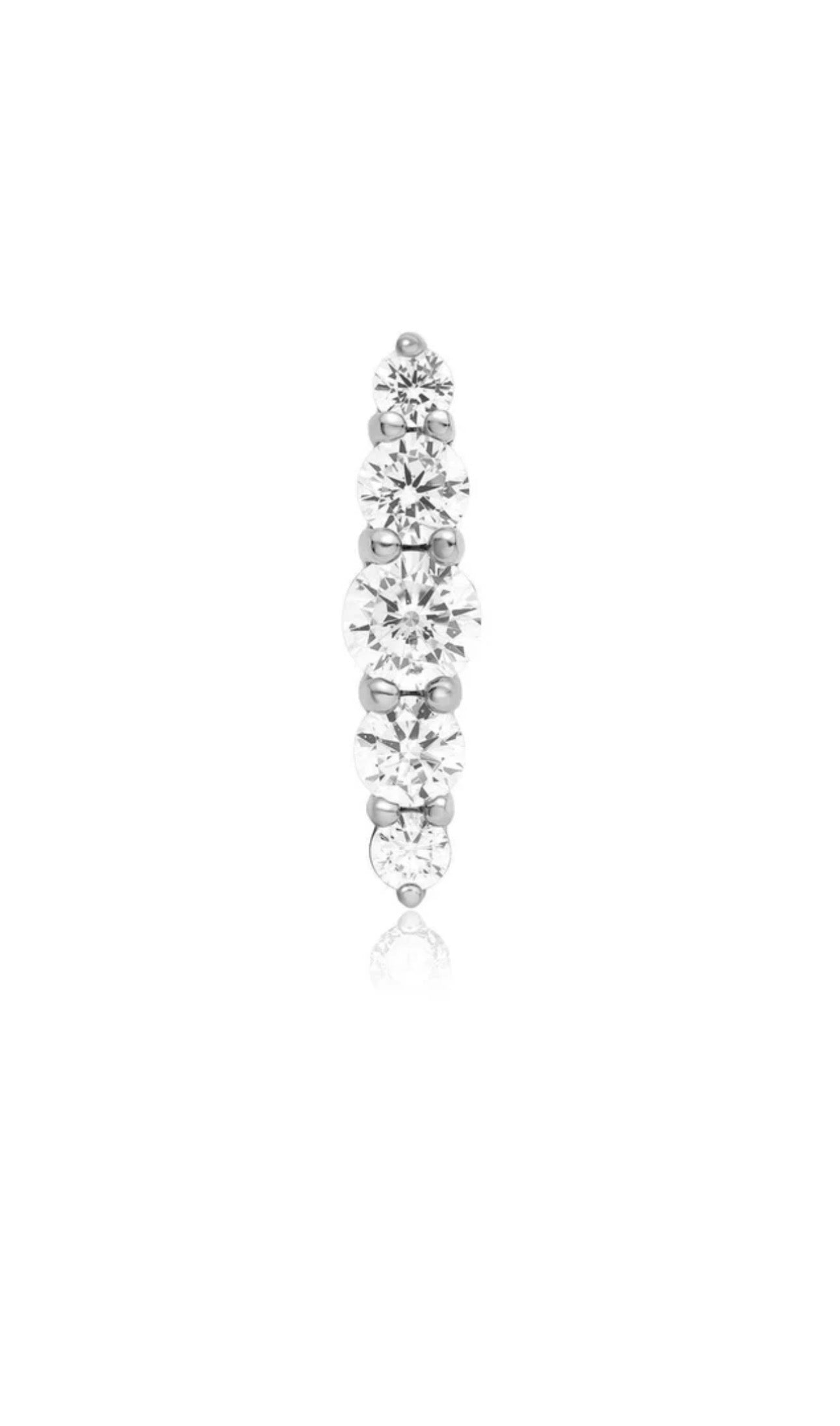 Bar Barbell Single Earring