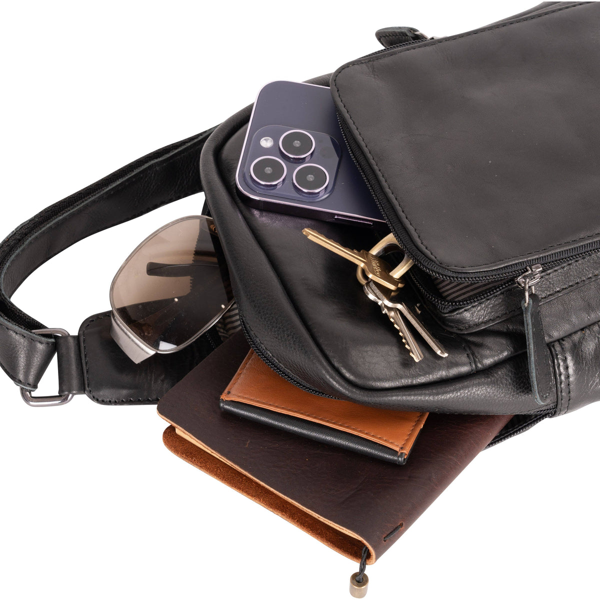 Leather Crossbody Bag Hamilton GW6806