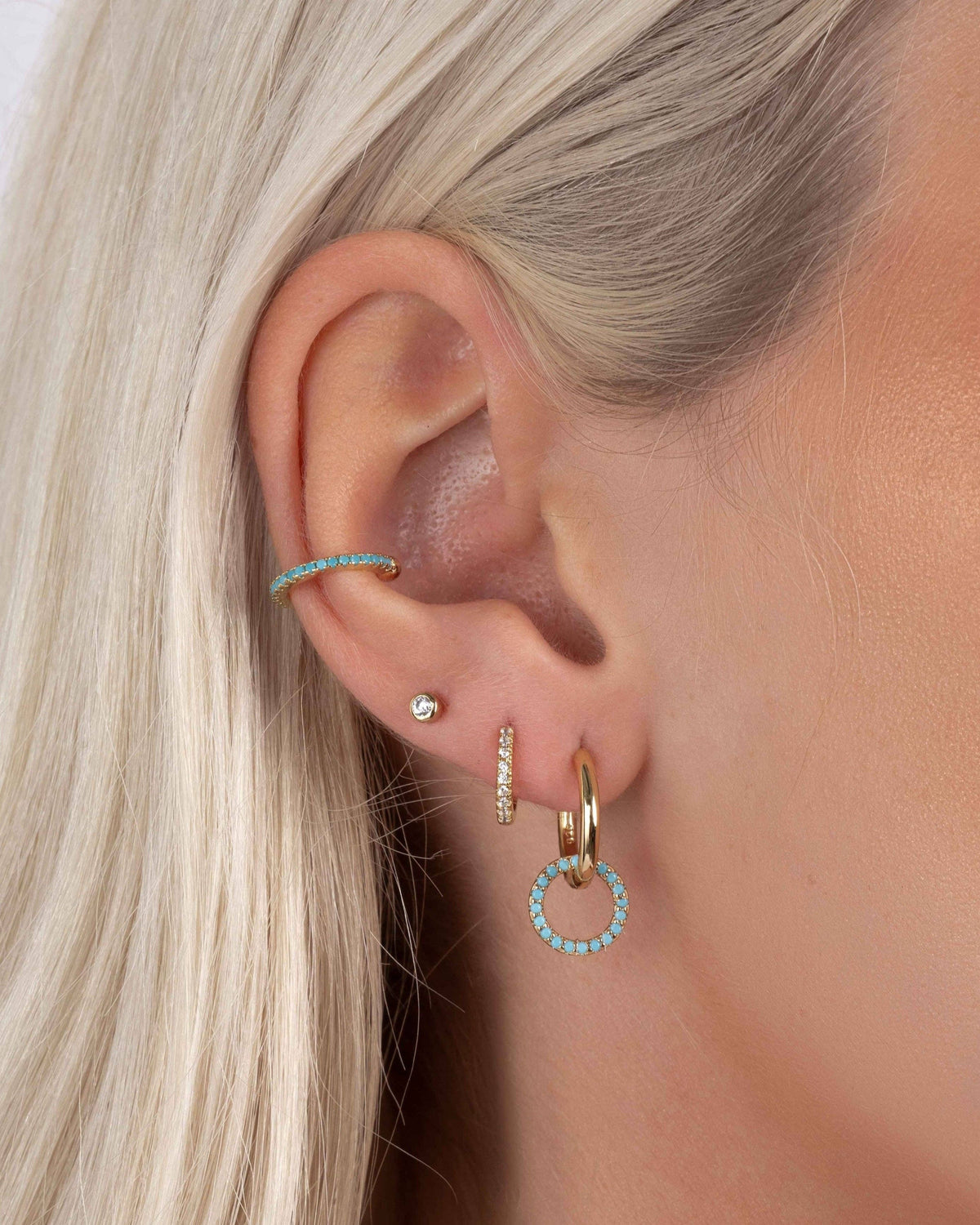 Turquoise Ear Cuff*