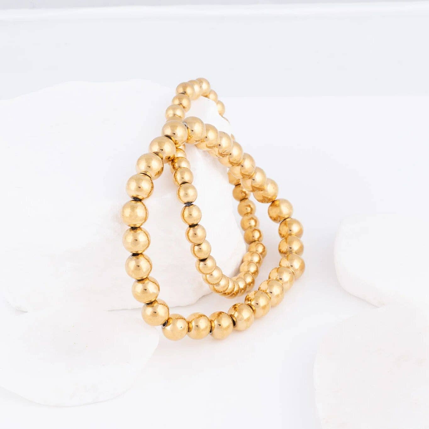 14K Gold Filled PLUS™ Metal Bead Stretch Bracelet