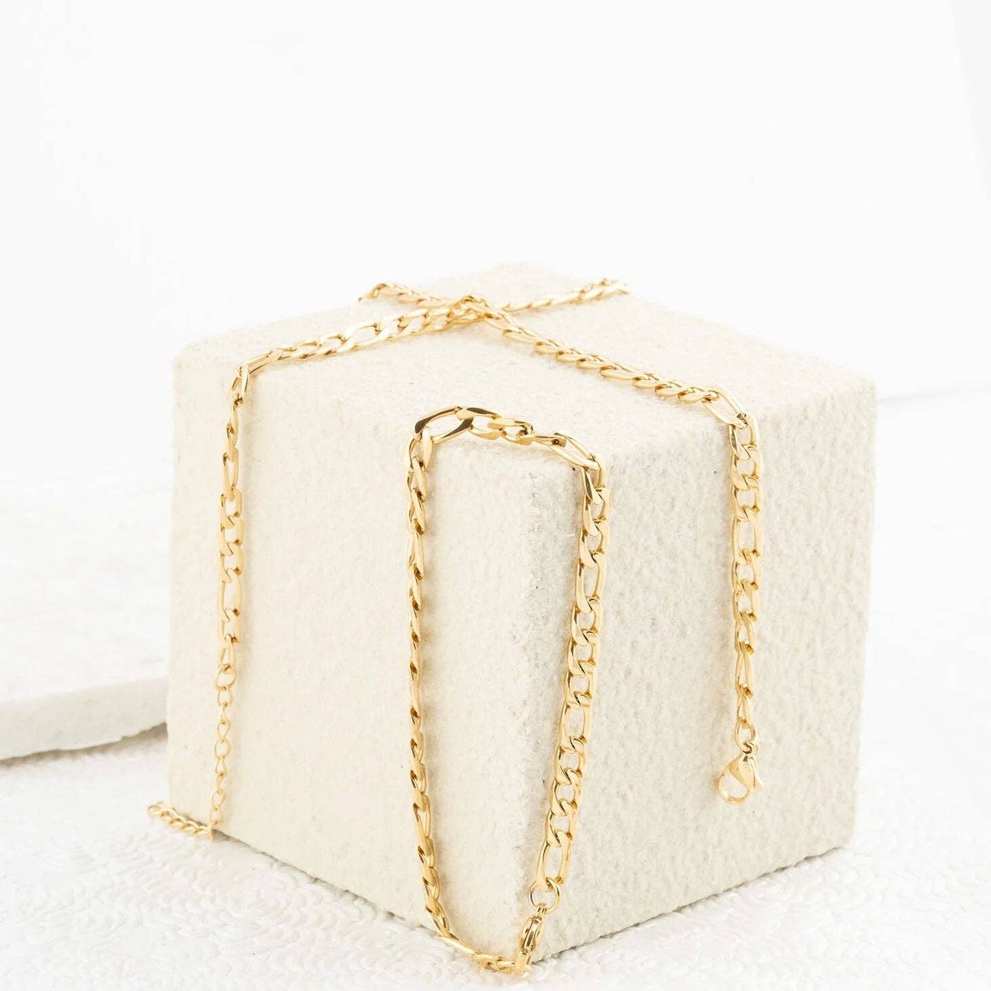 14K Gold Filled Plus™ Figaro Chain Bracelet