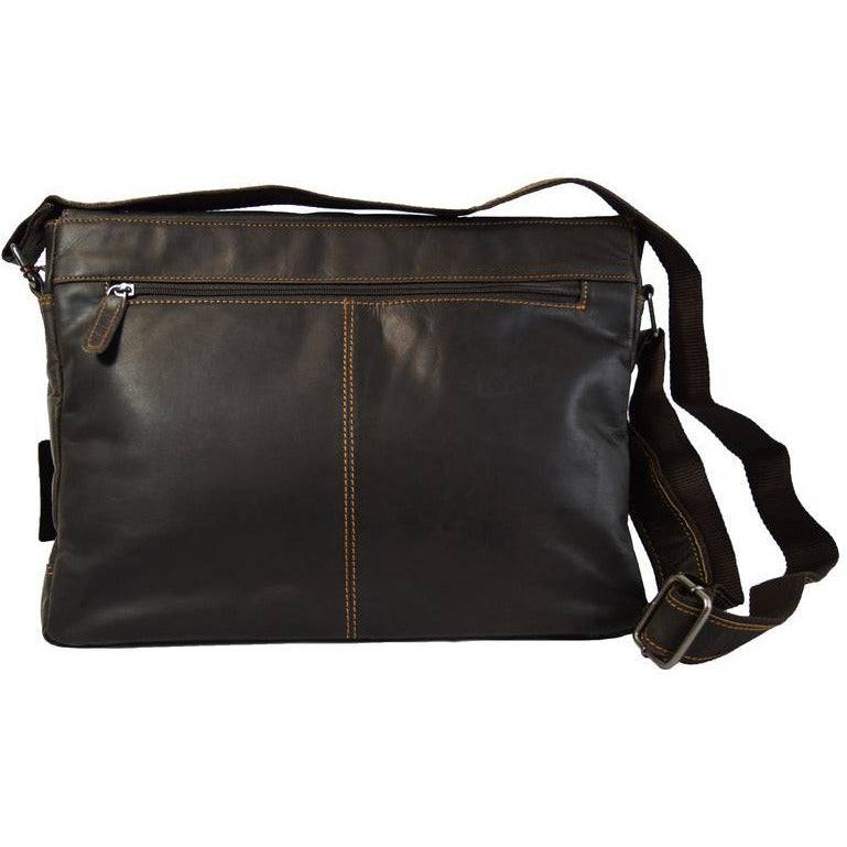 Leather Shoulder Laptop Bag Gent - GW117