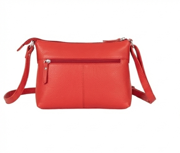 Mila Multi-Pocket Leather Crossbody Bag