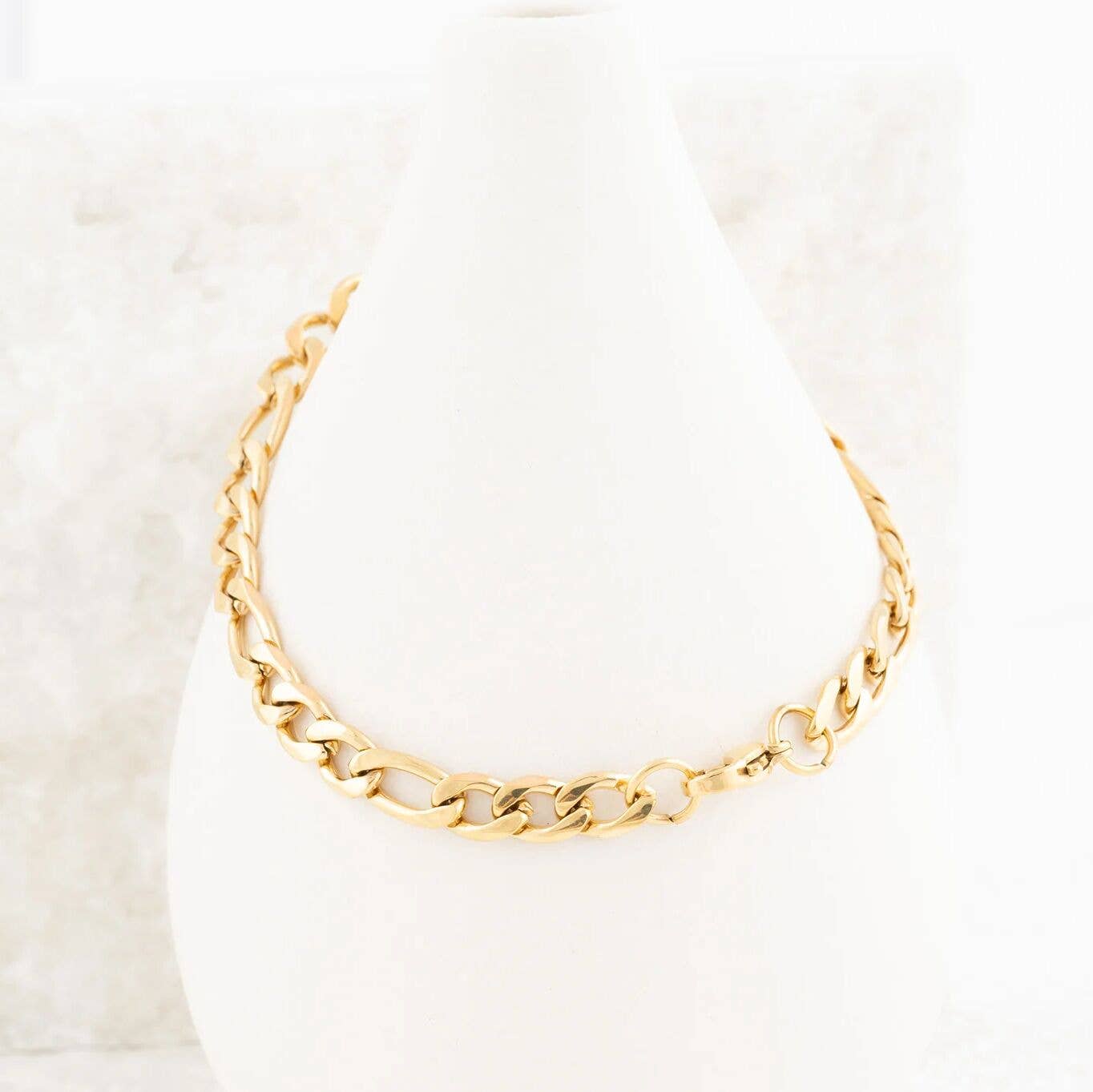 14K Gold Filled Plus™ Figaro Chain Bracelet