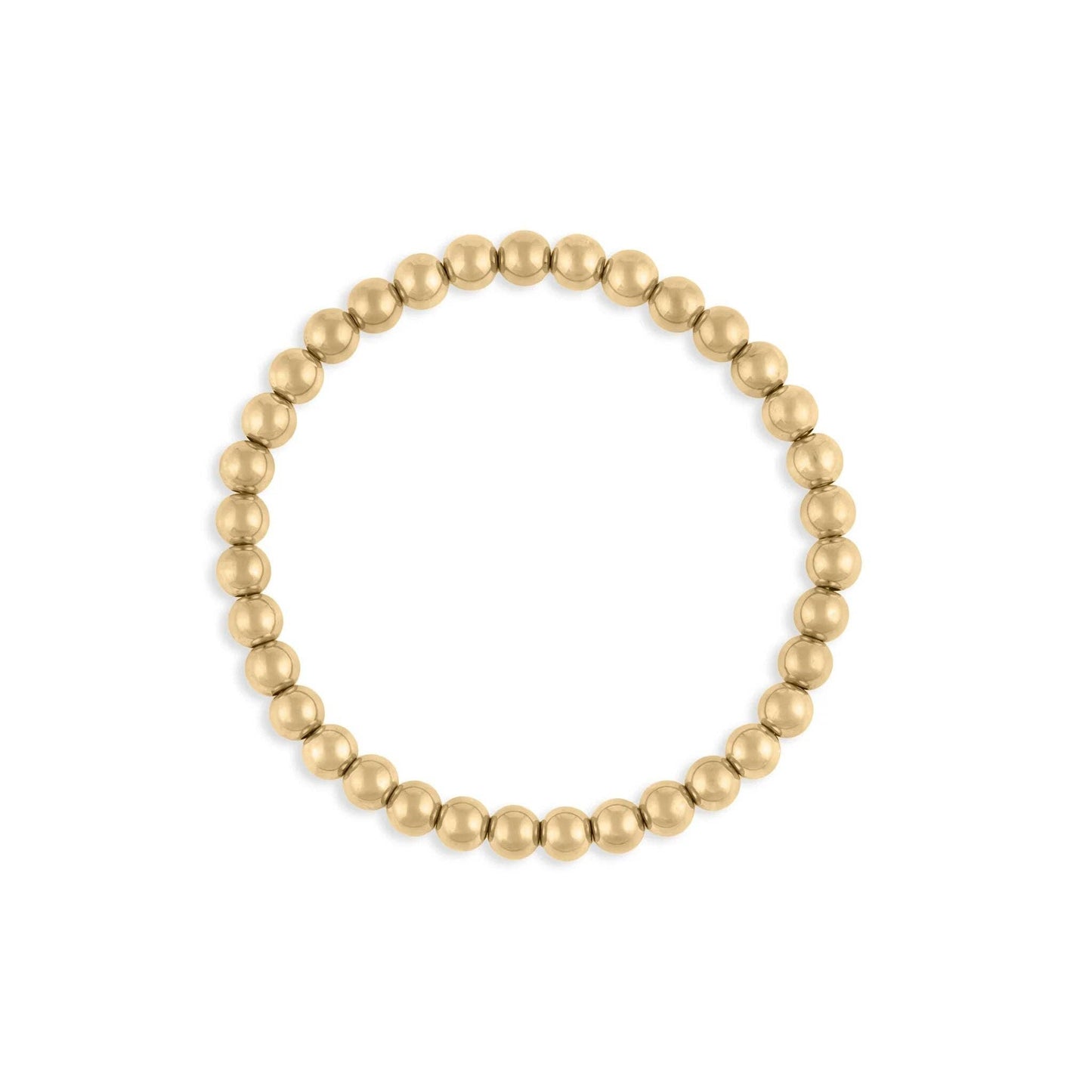 14K Gold Filled PLUS™ Metal Bead Stretch Bracelet