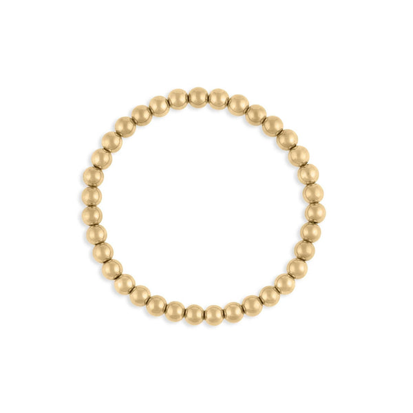 14K Gold Filled PLUS™ Metal Bead Stretch Bracelet