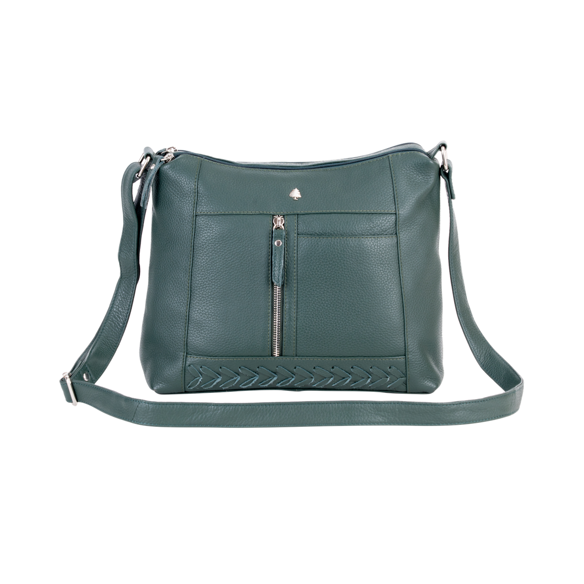 Elegant Leather Crossbody Bag Tressa – Stylish & Functional