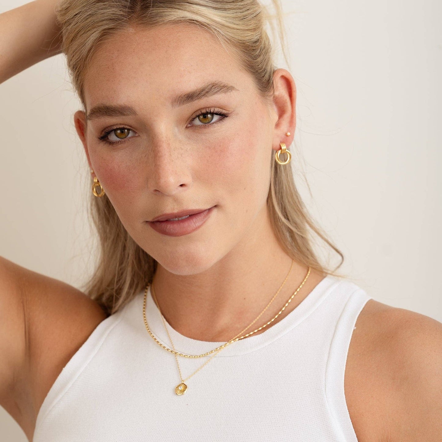 Knot Hoop Earrings