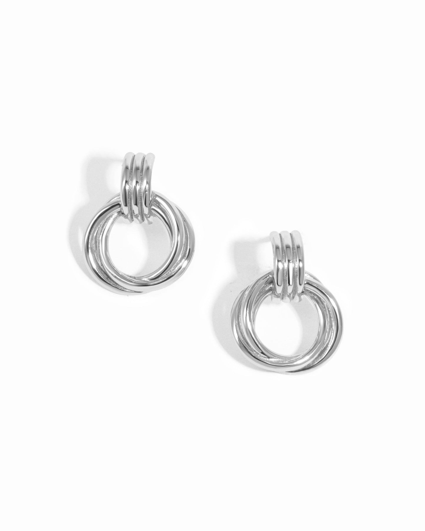 Knot Hoop Earrings