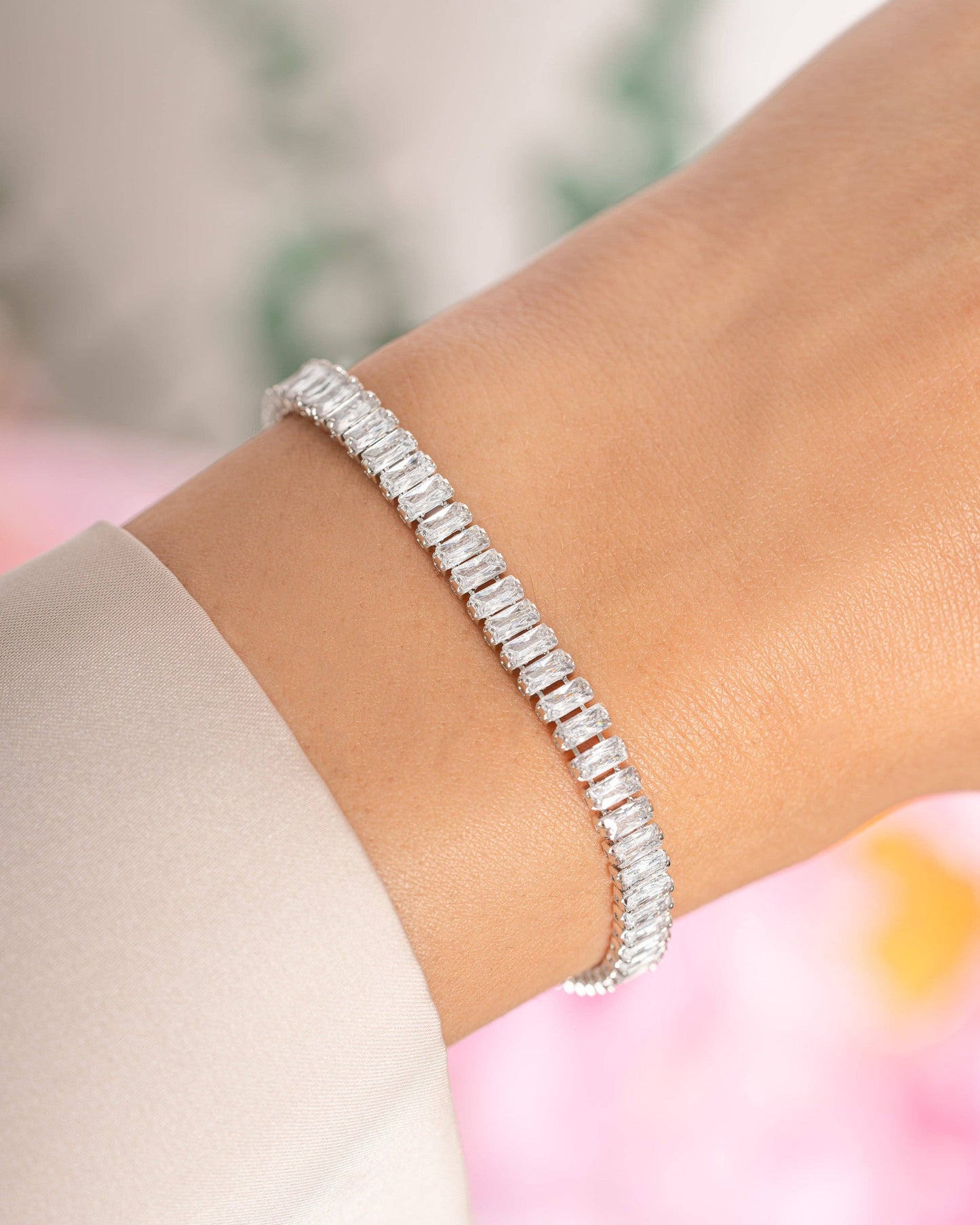 Baguette Tennis Bracelet