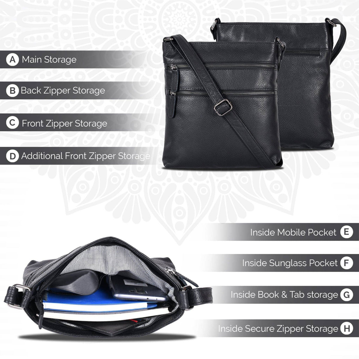 Leather Crossbody Purse