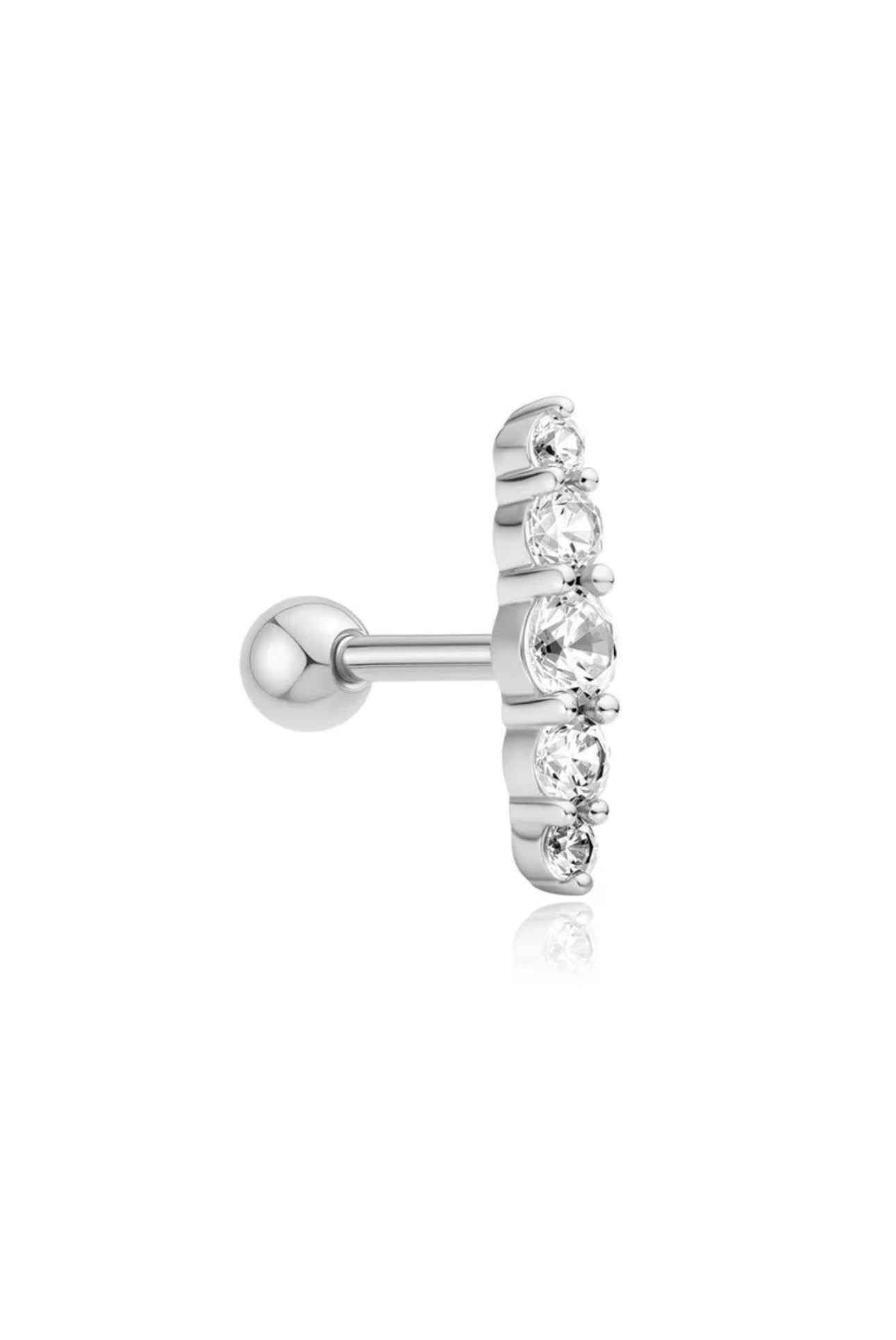 Bar Barbell Single Earring