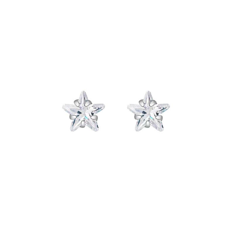 Dainty Tiny Small Star Stud Earrings in 925 Sterling Silver