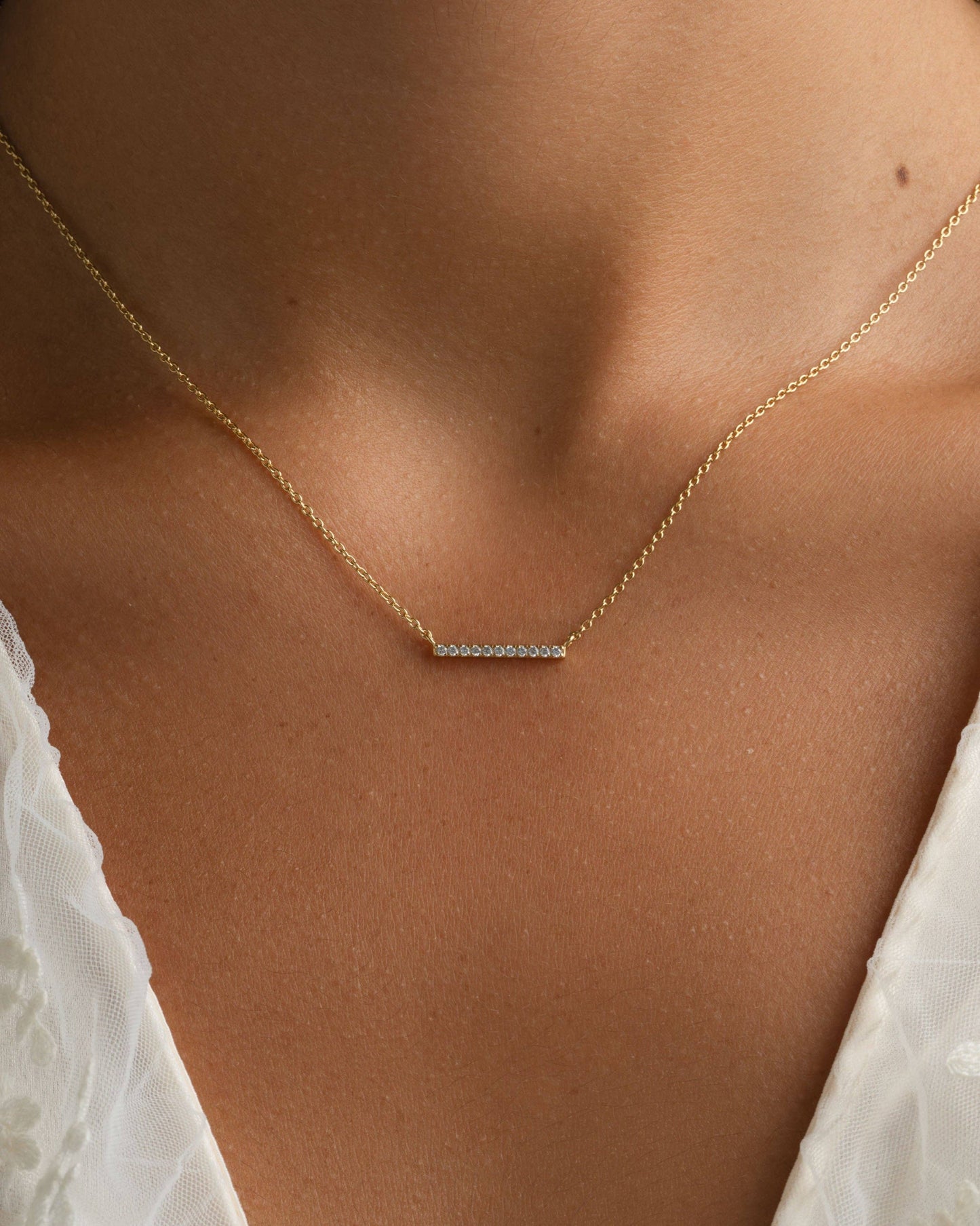 Dainty Bar Necklace