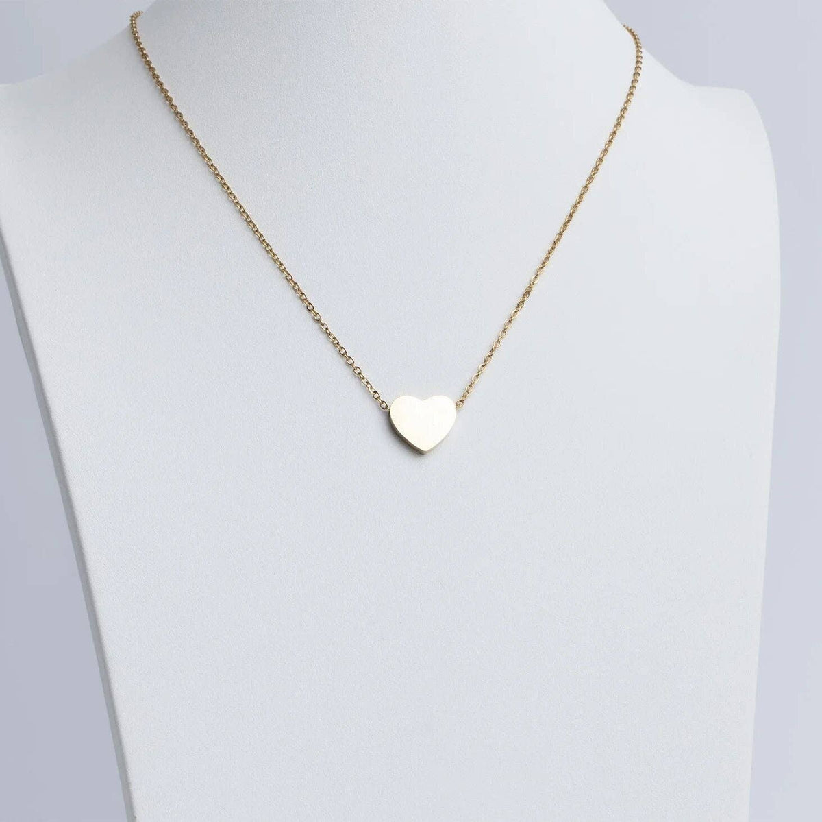 14K Gold Filled PLUS™ Blank Heart Necklace