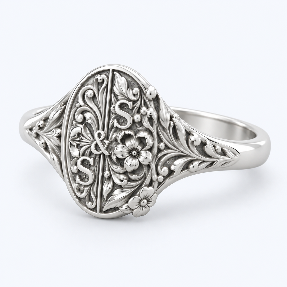 The Sense & Sensibility Monogram Ring