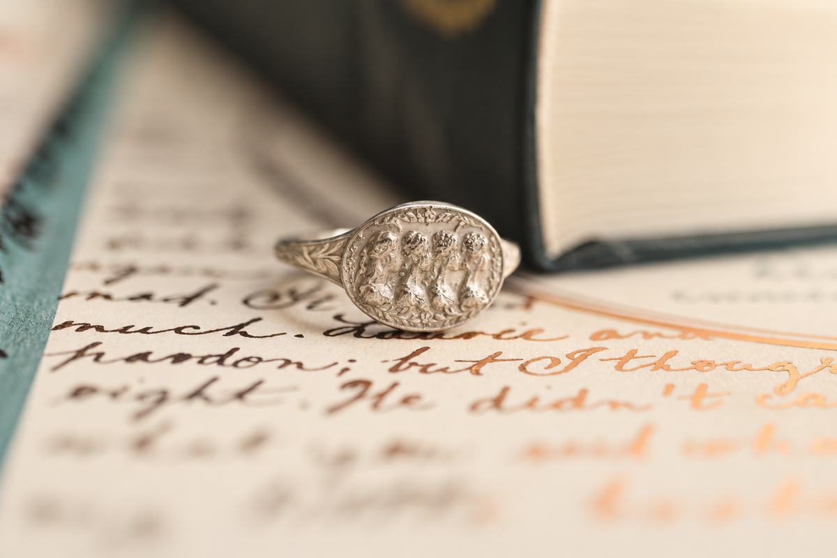 March Sisters Cameo Ring