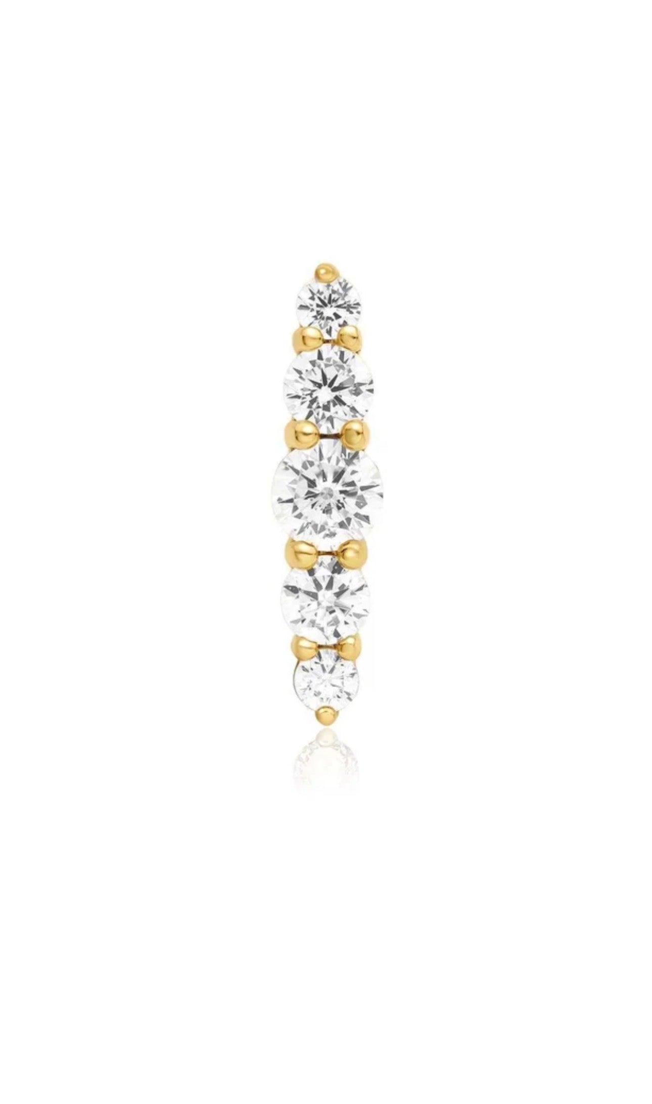 Bar Barbell Single Earring