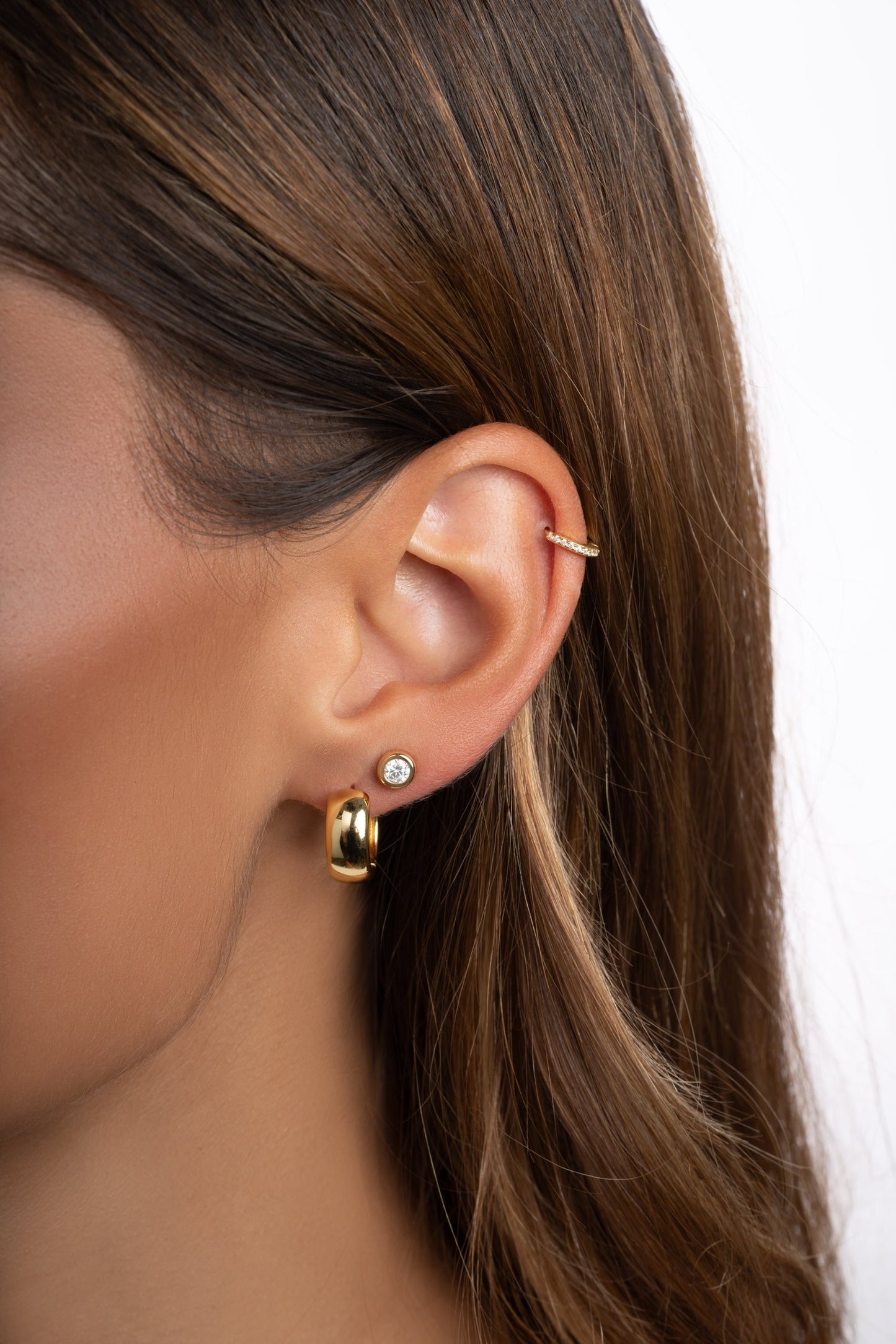 SMALL CHUNKY HOOPS
