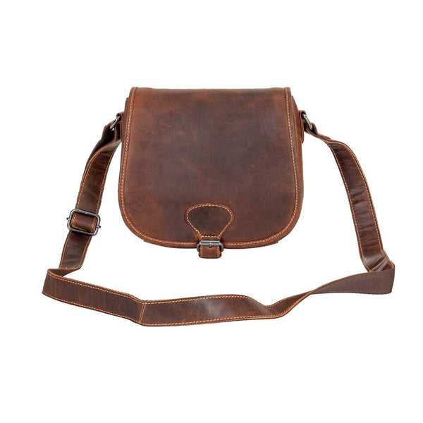 Wildera Lennon Heritage Leather Flap Crossbody Bag