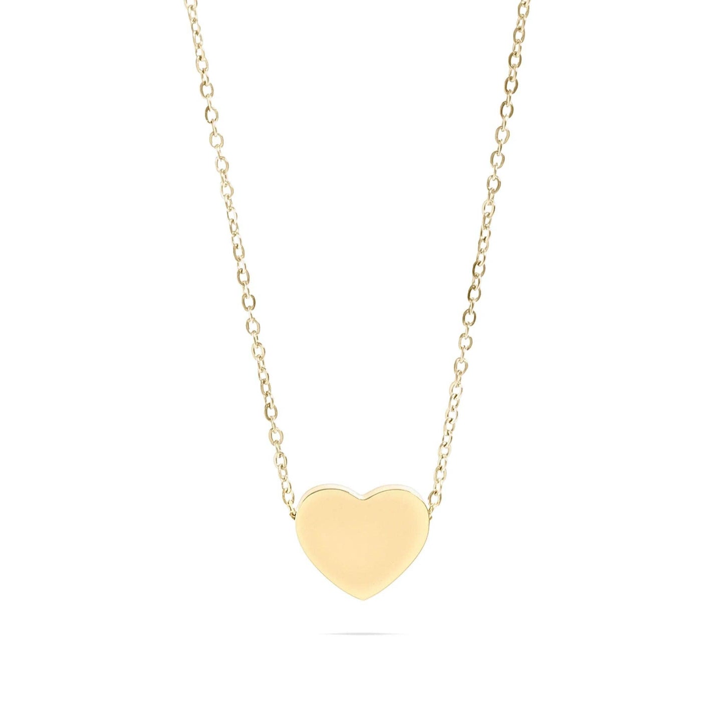 14K Gold Filled PLUS™ Blank Heart Necklace