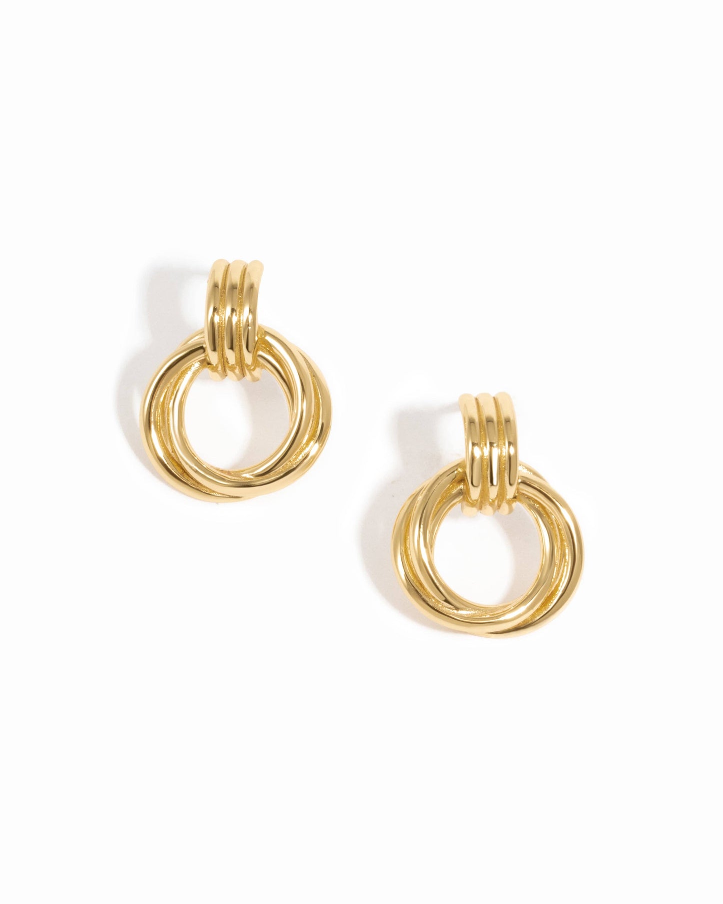 Knot Hoop Earrings