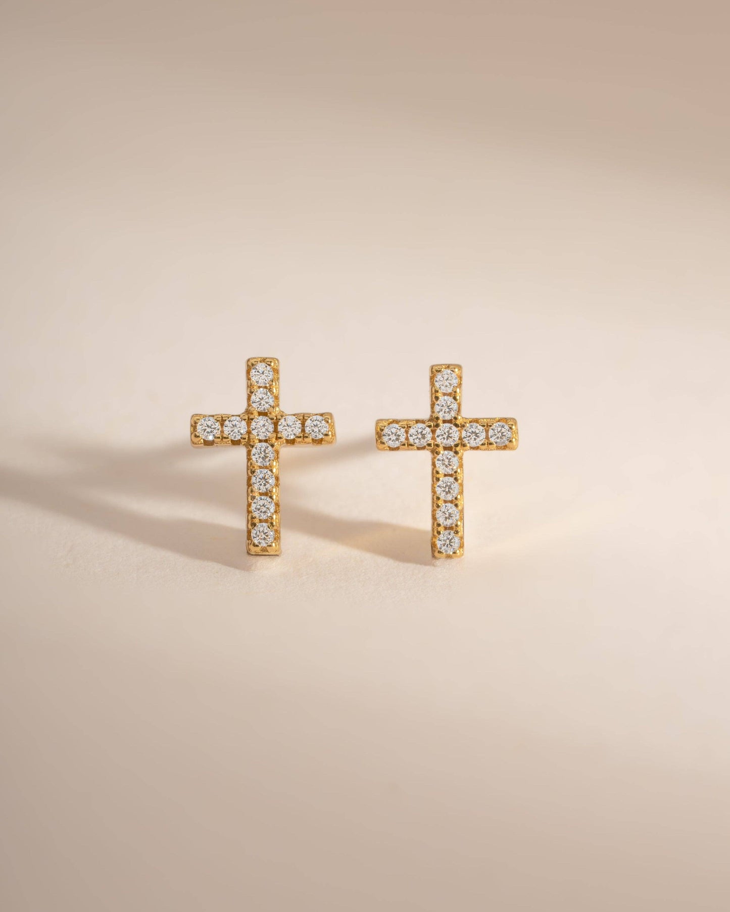 Tiny Cross Studs