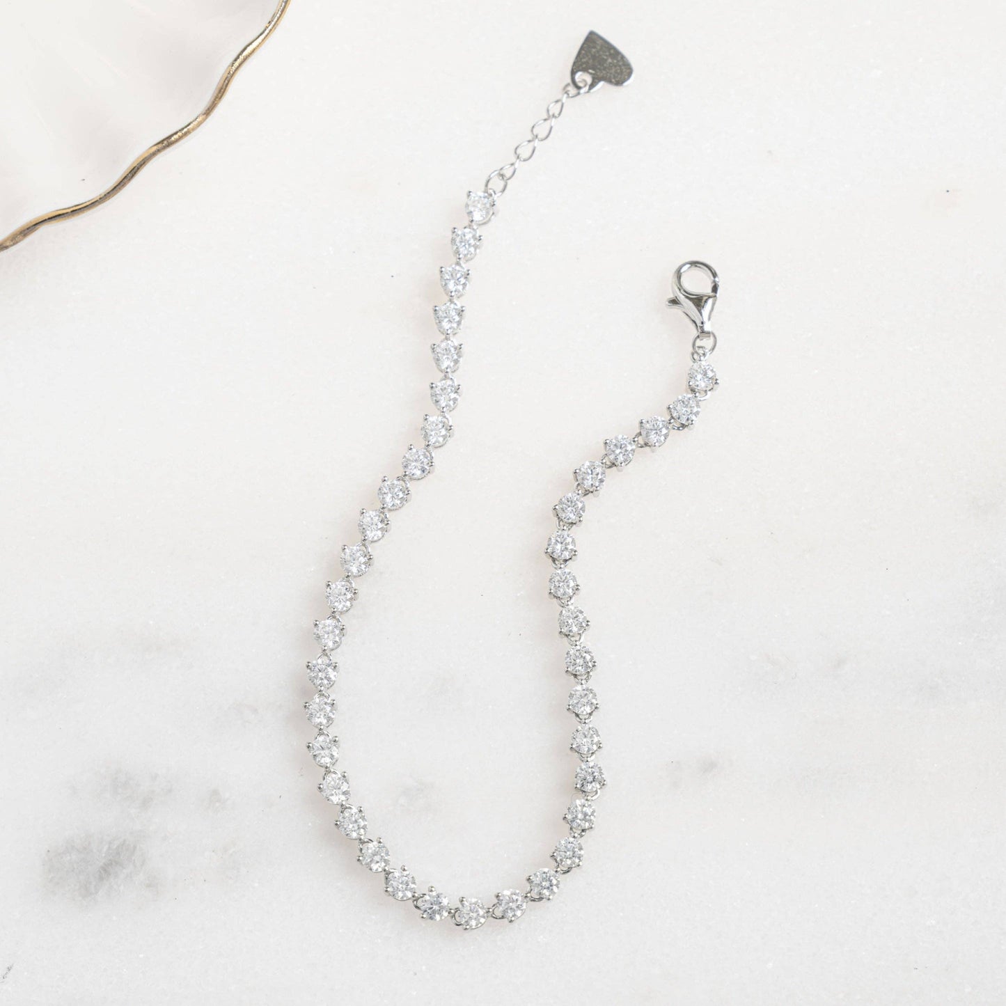 3-Prong Tennis Bracelet