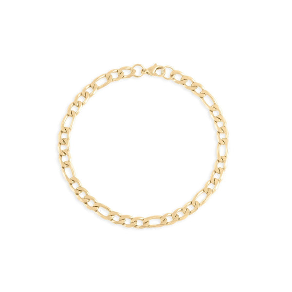 14K Gold Filled Plus™ Figaro Chain Bracelet