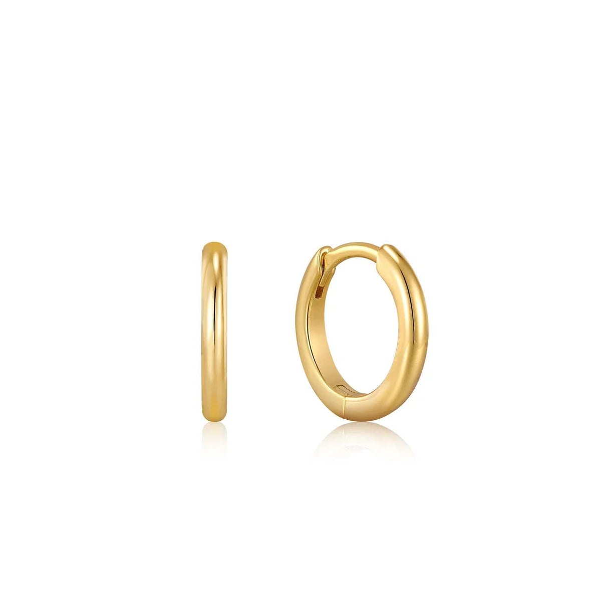 12mm Huggie Hoop Earrings