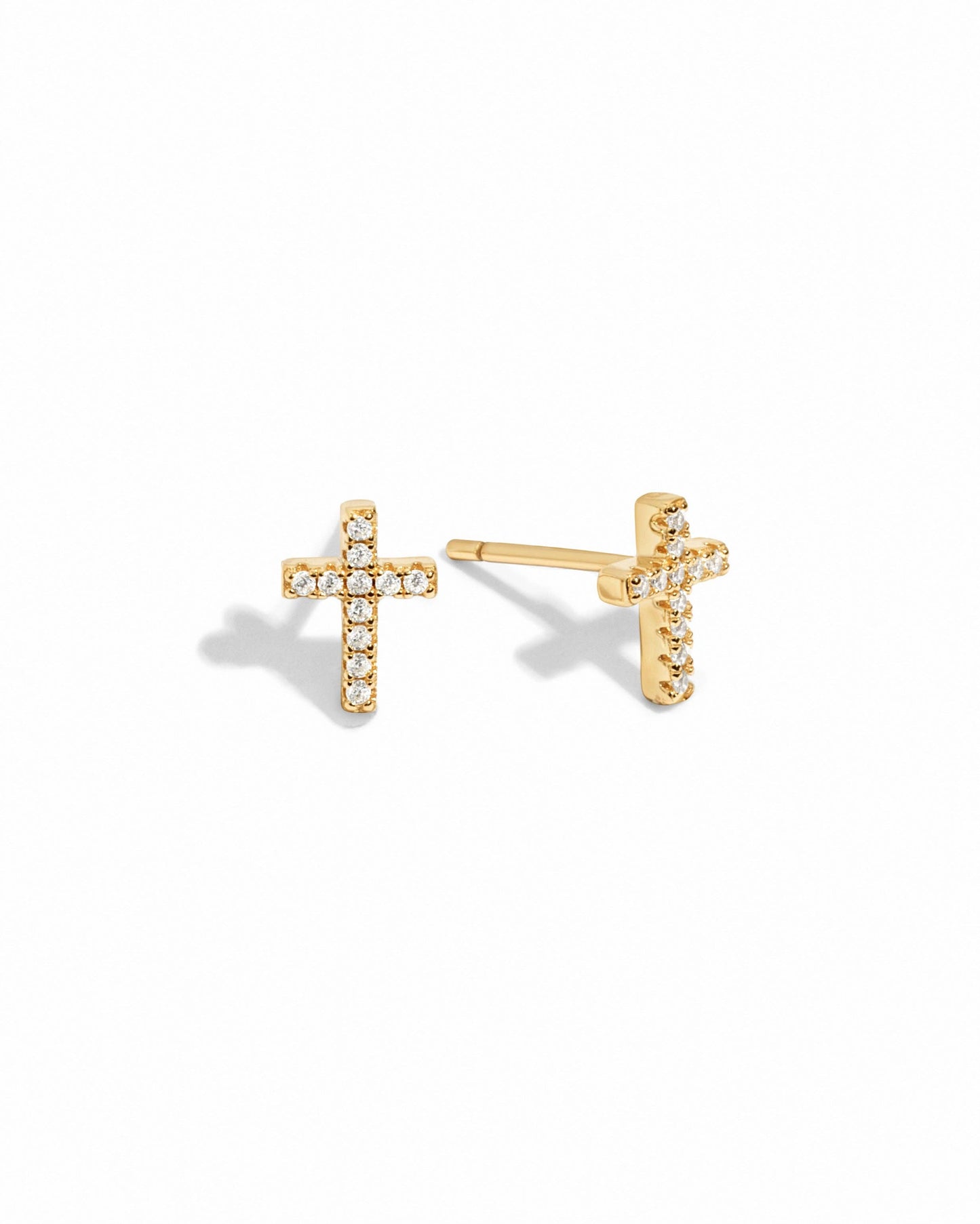 Tiny Cross Studs